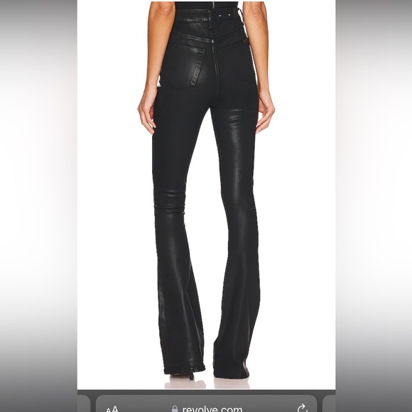 7forallmankind coated jeans size 23 women bootcut - Picture 3 of 3